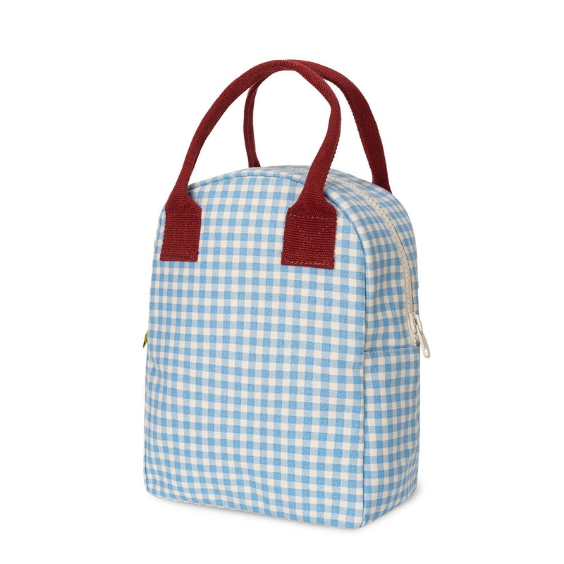 Zipper Lunch - Gingham Sky - Needle and Grain