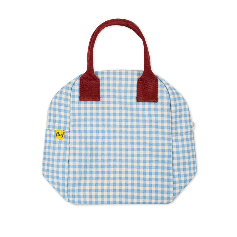 Zipper Lunch - Gingham Sky - Needle and Grain
