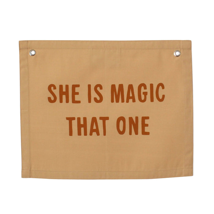 She is Magic Canvas Banner