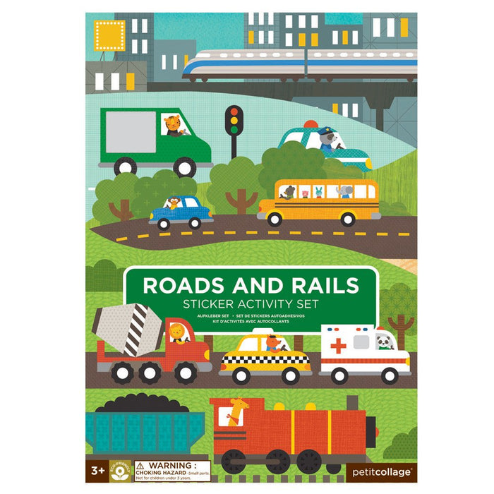 Roads + Rails Sticker Activity Set