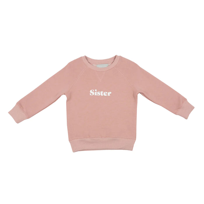 Faded Blush Sister Sweatshirt