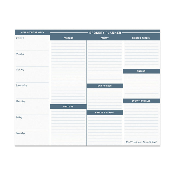 Grocery Planner Pad