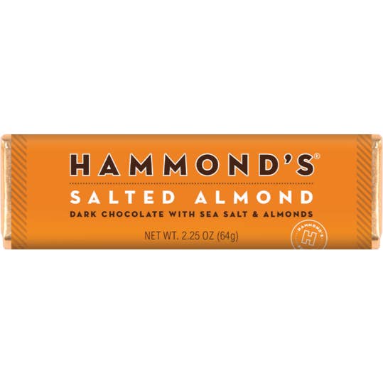 Hammond's Salted Almond Chocolate Candy Bar