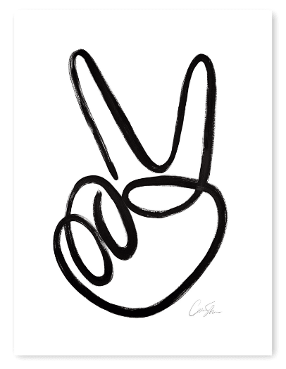 Peace Sign Print