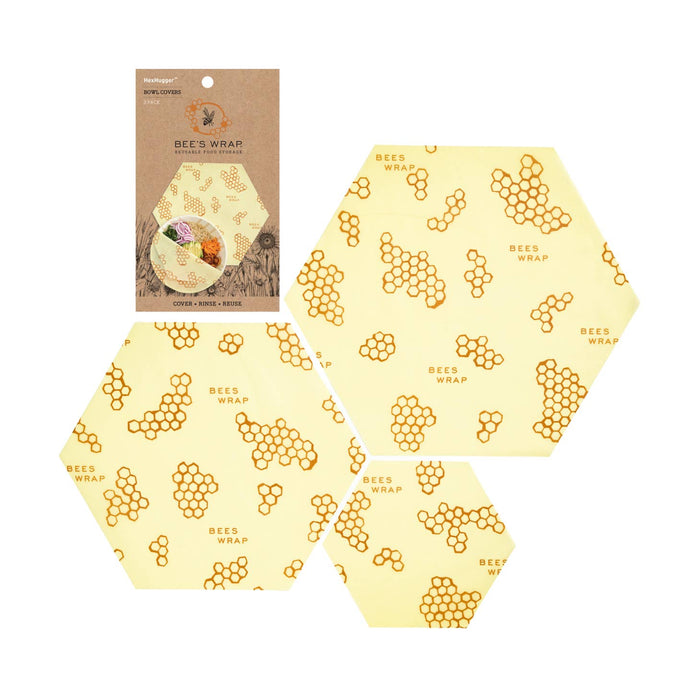 Bee's Wrap - HexHugger Bowl Covers 3 Pack - Honeycomb