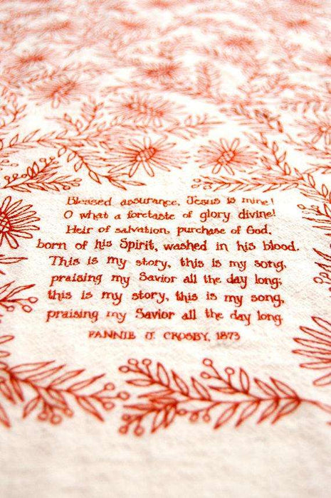 Blessed Assurance Kitchen Towel