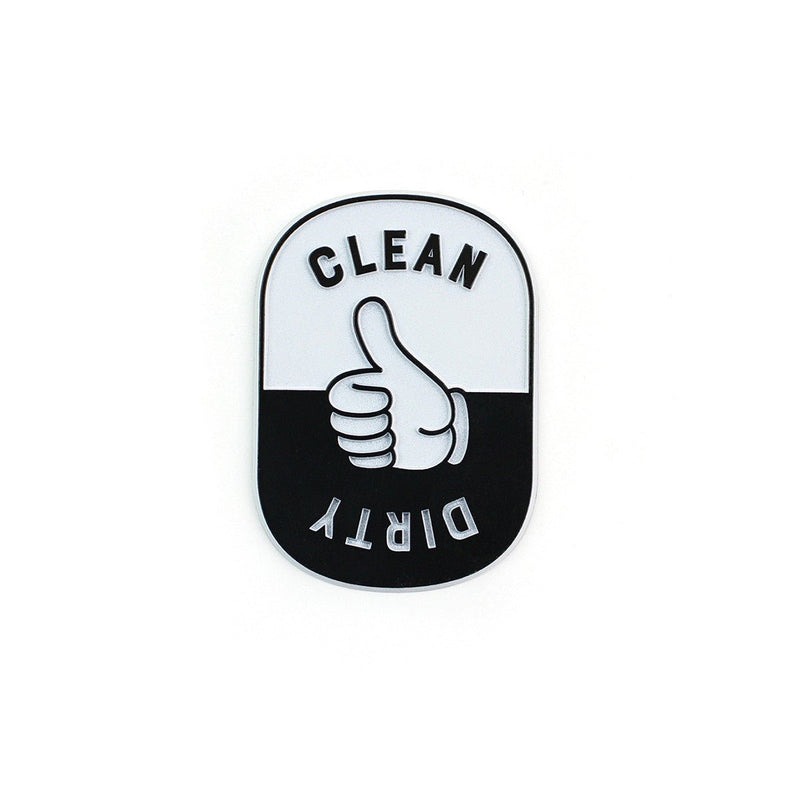 Clean Dirty Retro Magnet - Needle and Grain
