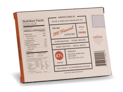 Coffee Crunch Bar - Needle and Grain