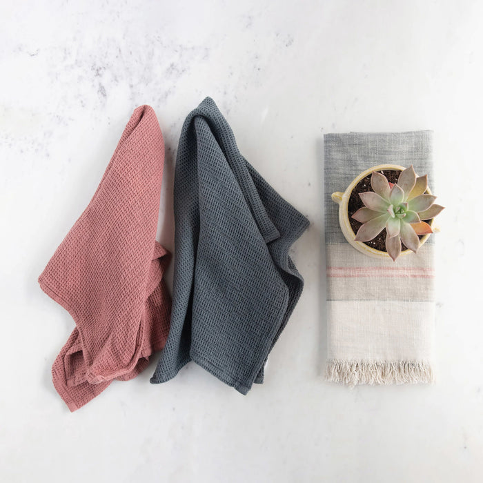 Blush Pink Cotton Tea Towel