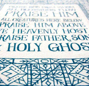 Doxology Tea Towel - Needle and Grain