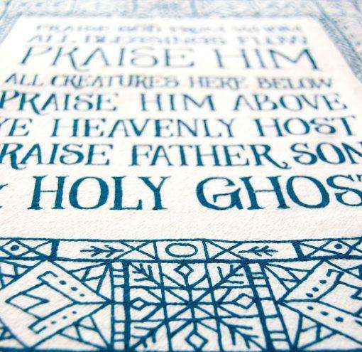 Doxology Tea Towel - Needle and Grain