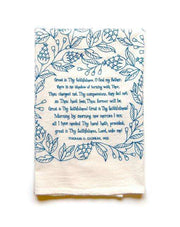 Great is Thy Faithfulness Tea Towel - Needle and Grain