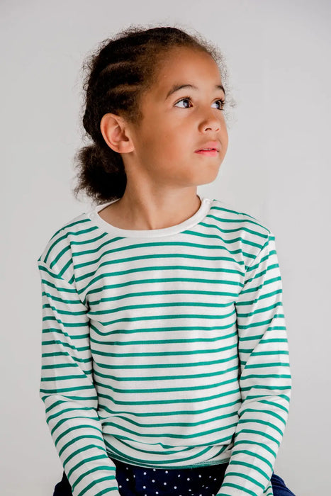 Green Breton Stripe Shirt