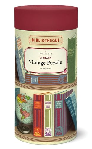 Library Books Puzzle - Needle and Grain