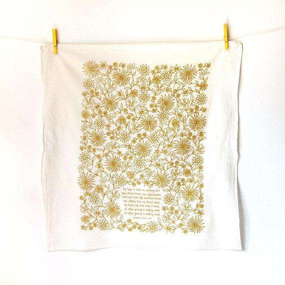 My Hope is Built Tea Towel