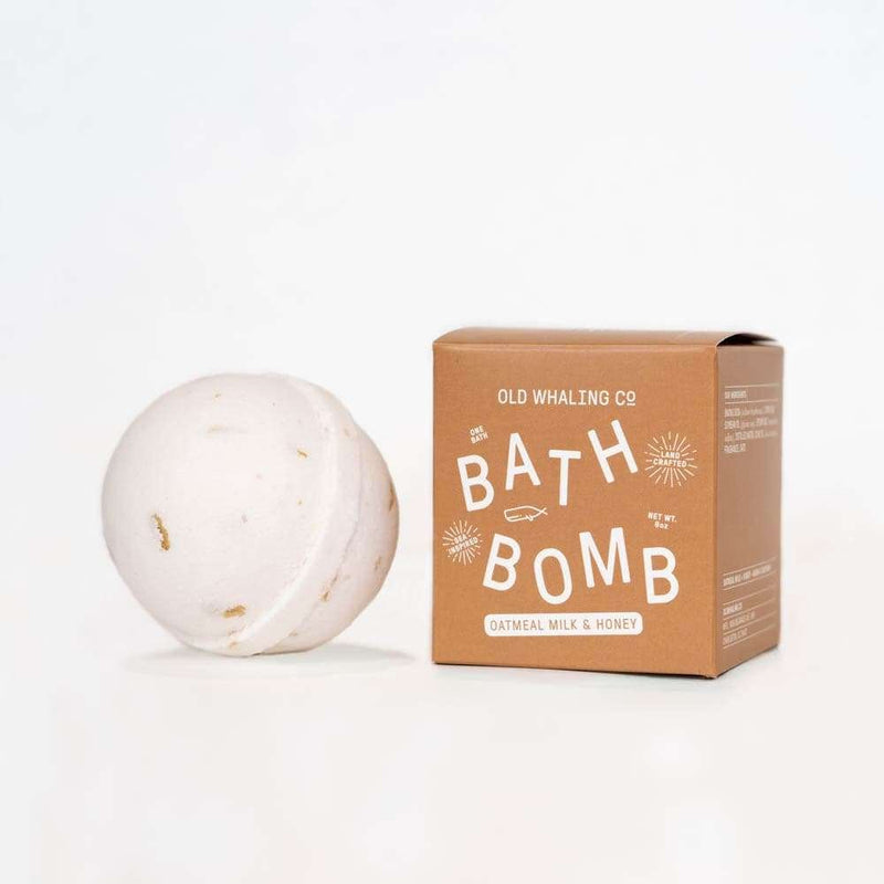 Oatmeal Milk and Honey Bath Bomb - Needle and Grain