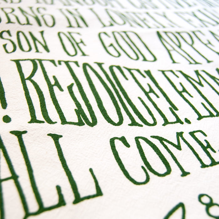 O Come, O Come Emmanuel Tea Towel