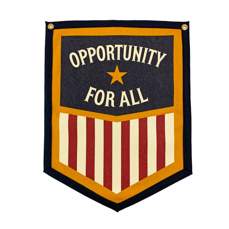 Opportunity for All Camp Flag - Needle and Grain