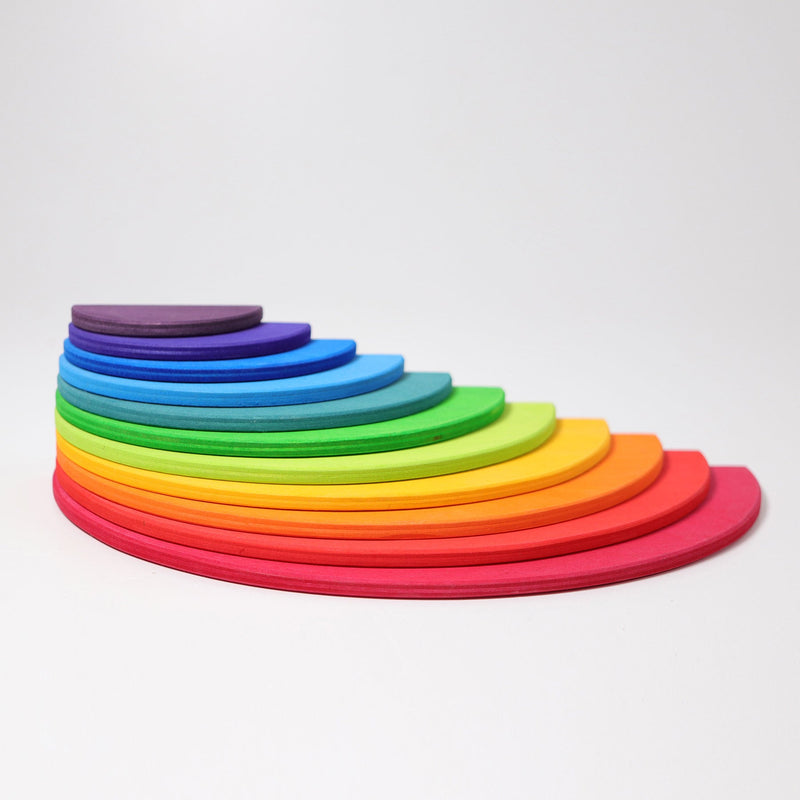 Rainbow Semicircles - Needle and Grain