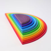 Rainbow Semicircles - Needle and Grain