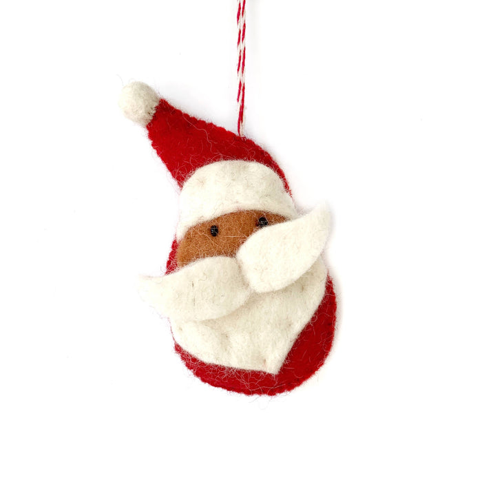 Santa Felt Ornament