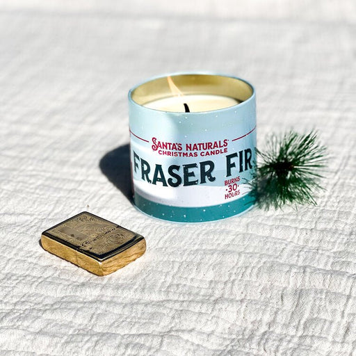 Santa's Naturals Mini Fraser Fir Christmas Candle (3.5 ounce) - Needle and Grain