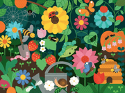 Secret Garden Floor Puzzle - Needle and Grain