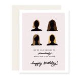 Side Part Birthday Card - Needle and Grain