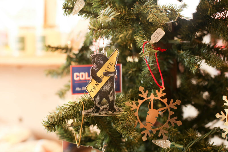 Tennessee Bear Ornament - Needle and Grain
