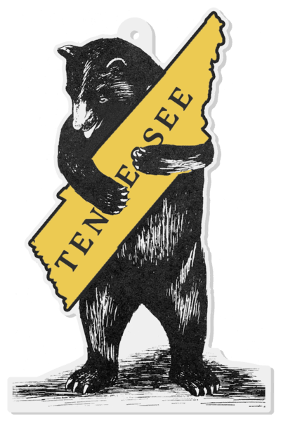 Tennessee Bear Ornament - Needle and Grain