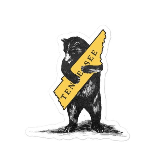 Tennessee Bear Sticker - Needle and Grain
