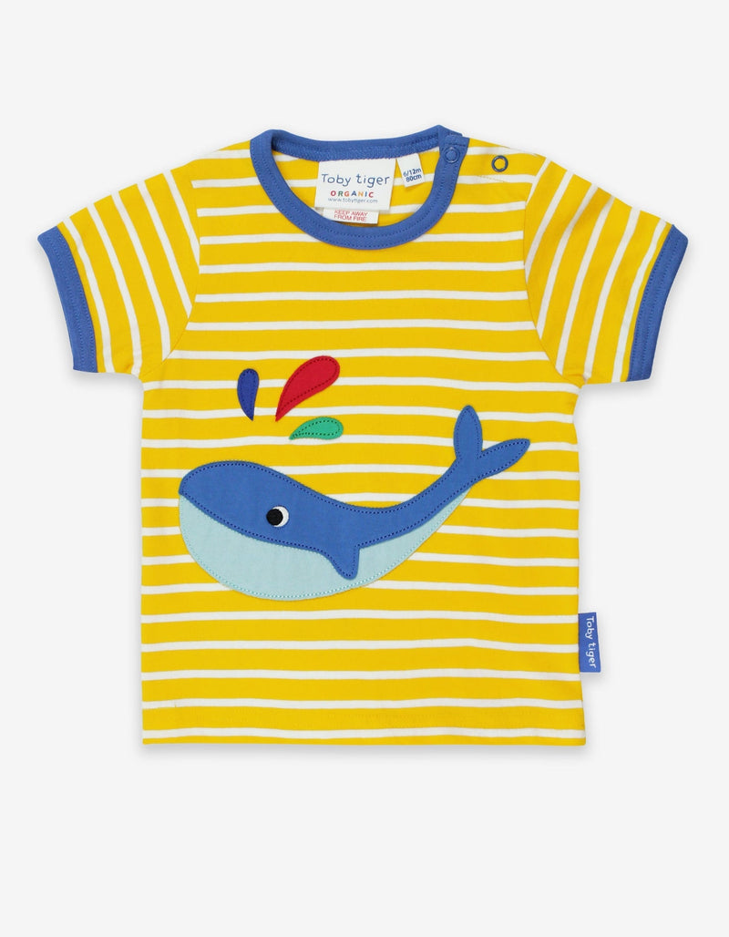 Whale Applique T-Shirt - Needle and Grain