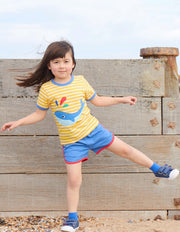 Whale Applique T-Shirt - Needle and Grain