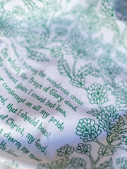 When I Survey the Wondrous Cross Tea Towel - Needle and Grain